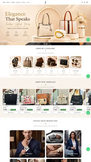 JC Enterprise — website design
