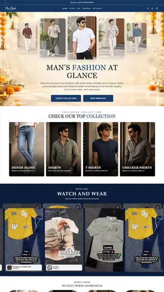 New Denim — website design