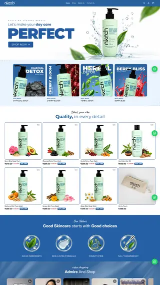NK Tech — website design
